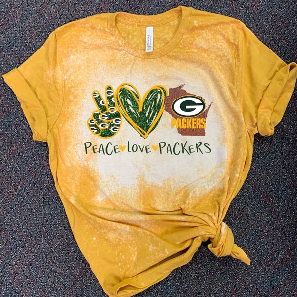 Packers - Design 2 - Peace Love Packers - 2021/2022 - 8 Style Options